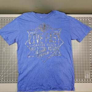 Affliction Tshirt Mens XL Mallgoth Biker MMA Gothic Couture Cyber Tattoo Y2K